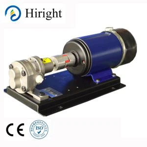 Roterende gearpumpe med motor