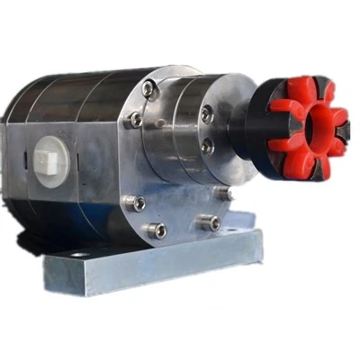 Roterende gear målepumpe